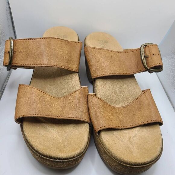 White mountain footbeds open toed clogs Size 8M - Picture 3 of 10